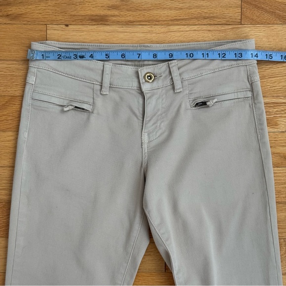 Zara beige / cream skinny jeans size 4 - Picture 4 of 6